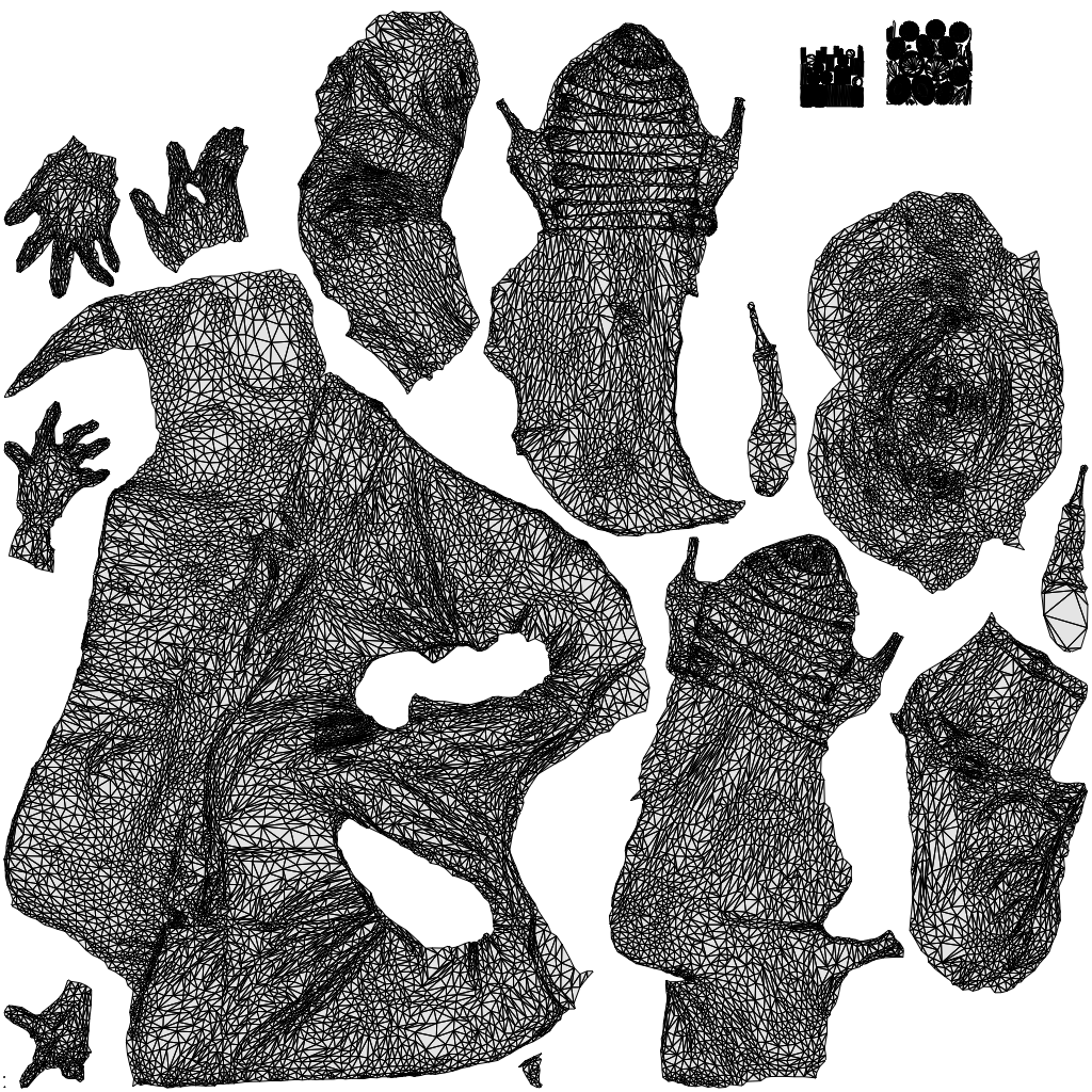 3D people model woman casual sitting, scanned human for 3ds Max rendering, wireframe top-down view