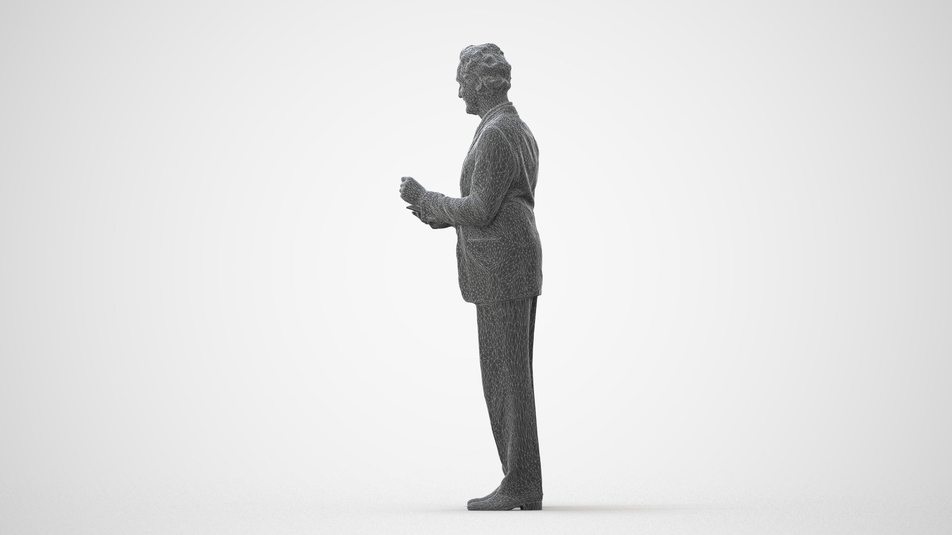 realistic 3D people man business, render-ready for V-Ray and Corona, FBX OBJ, square thumbnail