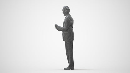 realistic 3D people man business, render-ready for V-Ray and Corona, FBX OBJ, square thumbnail