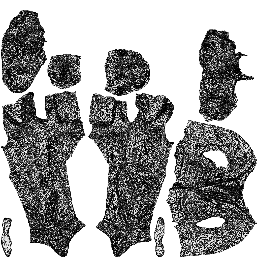 realistic 3D people man business, render-ready for V-Ray and Corona, FBX OBJ, wireframe top-down view