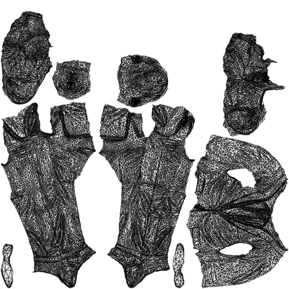 realistic 3D people man business, render-ready for V-Ray and Corona, FBX OBJ, wireframe top-down view