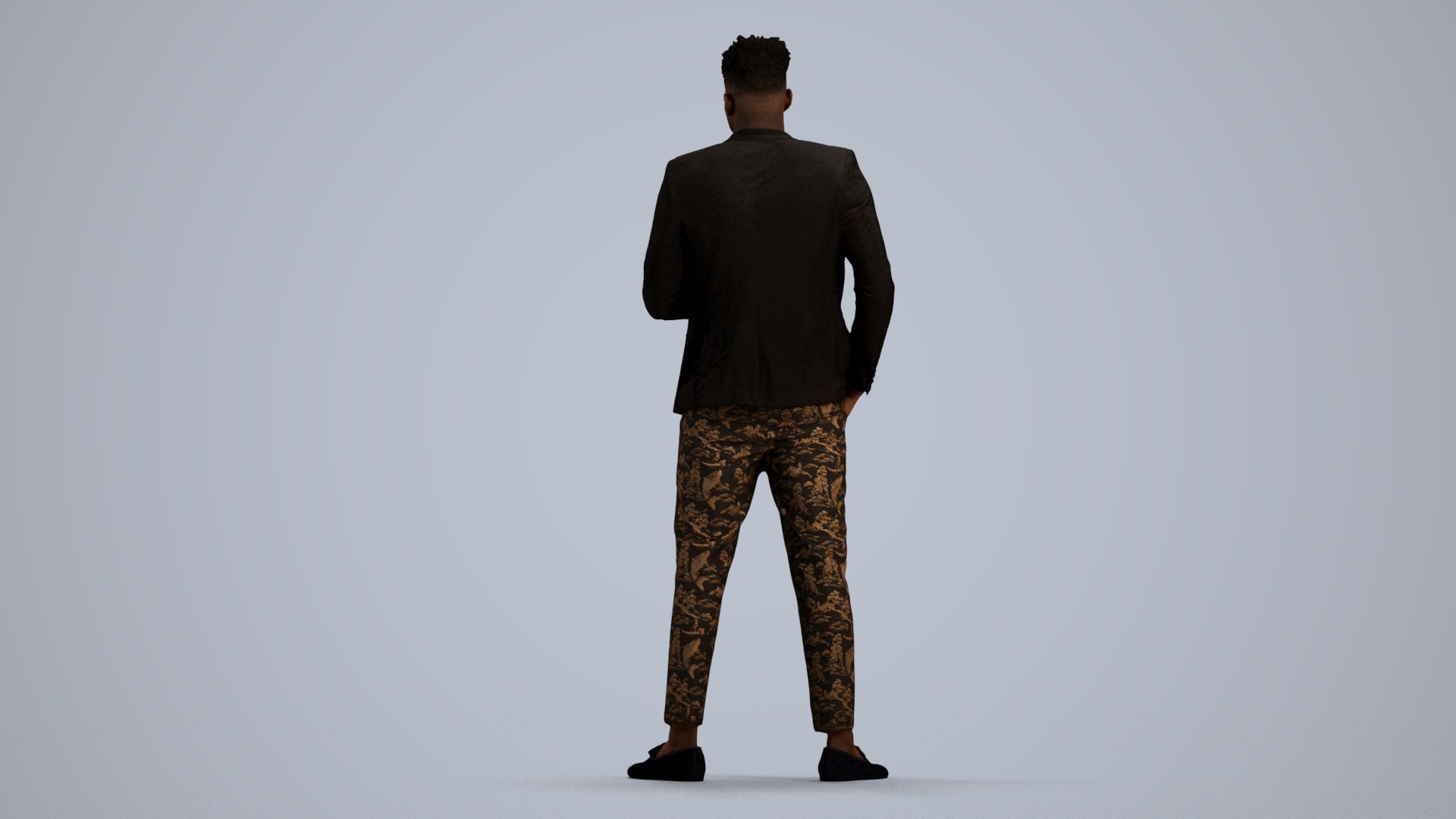 realistic 3D people man formal formalaffairs, render-ready for V-Ray and Corona, FBX OBJ, front view render