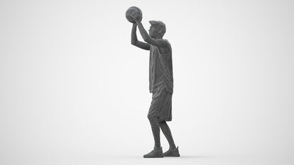 3D people model man sport, scanned human for 3ds Max rendering, square thumbnail