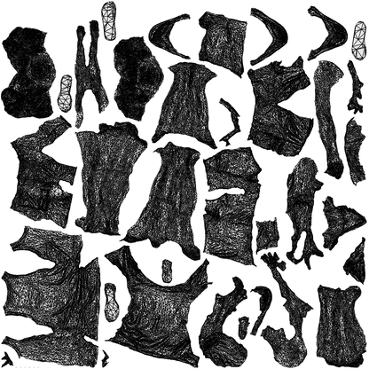 3D people model woman casual couple, scanned human for 3ds Max rendering, wireframe top-down view