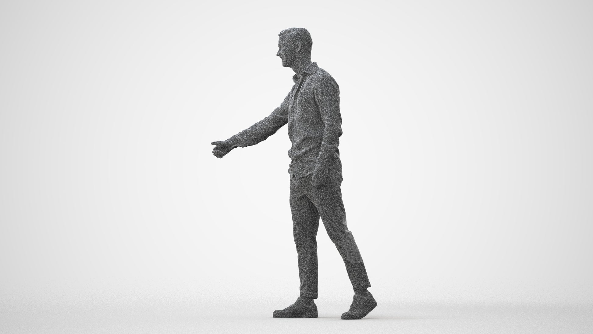 realistic 3D people man casual mix, render-ready for V-Ray and Corona, FBX OBJ, square thumbnail