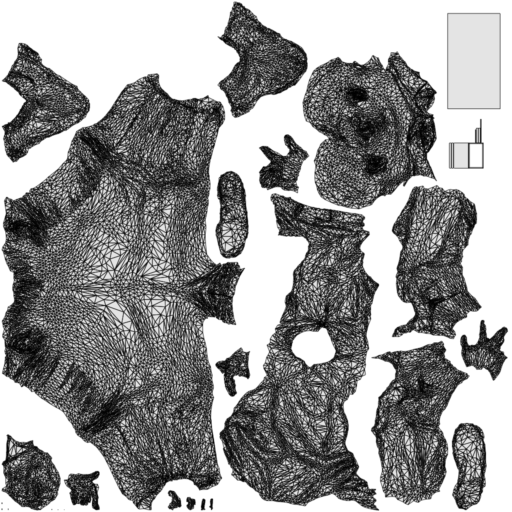3D people model girl business kids, scanned human for 3ds Max rendering, wireframe top-down view