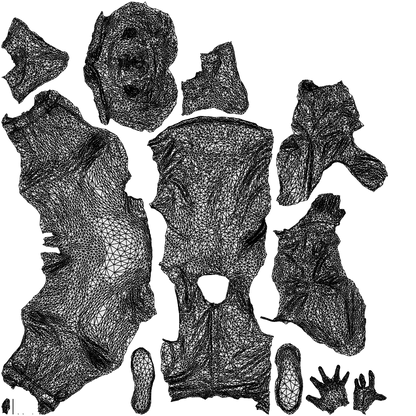 realistic 3D people man casual sitting, render-ready for V-Ray and Corona, FBX OBJ, wireframe top-down view