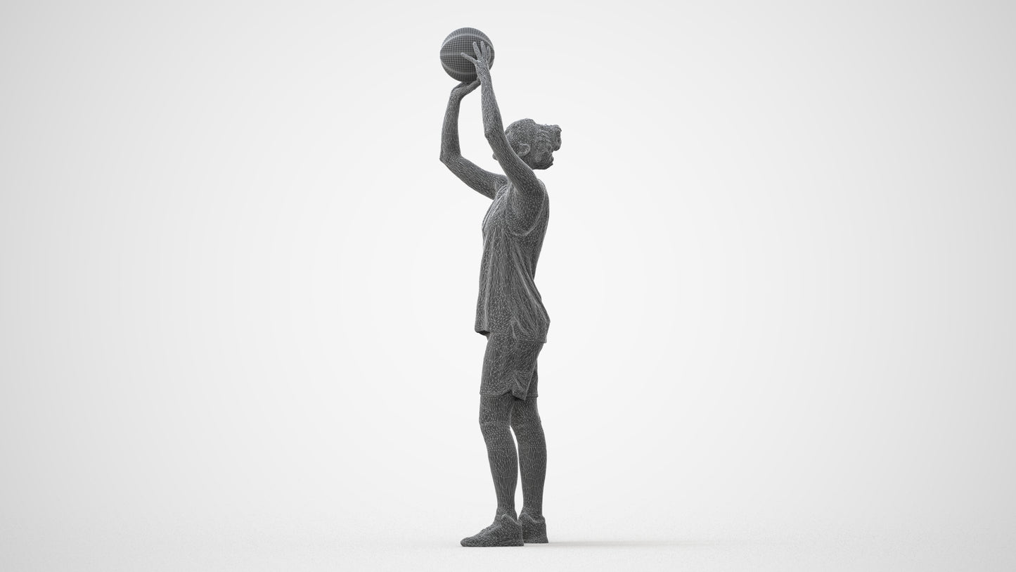 photogrammetry 3D woman sport, realistic human model archviz FBX, square thumbnail
