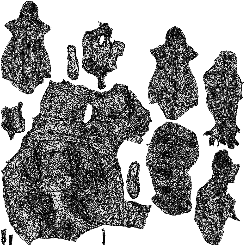 3D people model woman formal formalaffairs, scanned human for 3ds Max rendering, wireframe top-down view