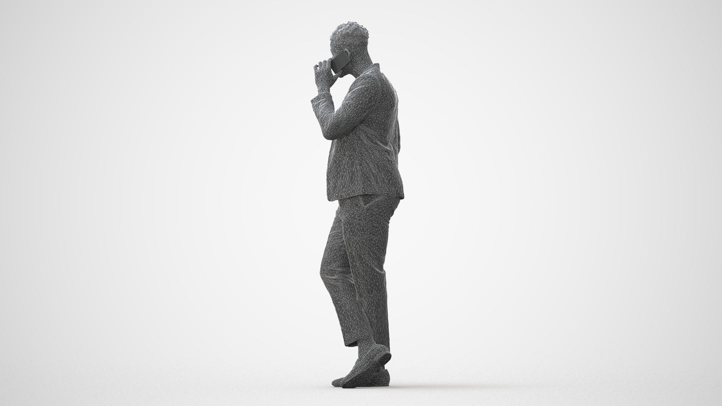 scanned 3D man formal formalaffairs, photogrammetry people for Enscape and V-Ray, square thumbnail