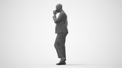 scanned 3D man formal formalaffairs, photogrammetry people for Enscape and V-Ray, square thumbnail