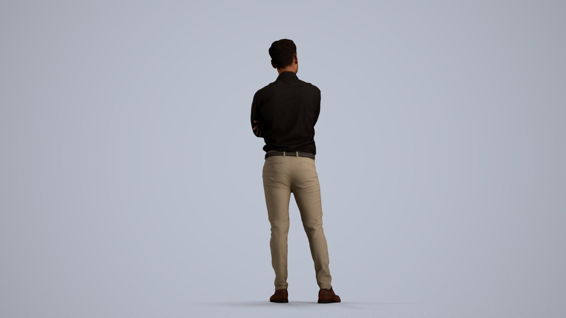 realistic 3D people man business, render-ready for V-Ray and Corona, FBX OBJ, front view render