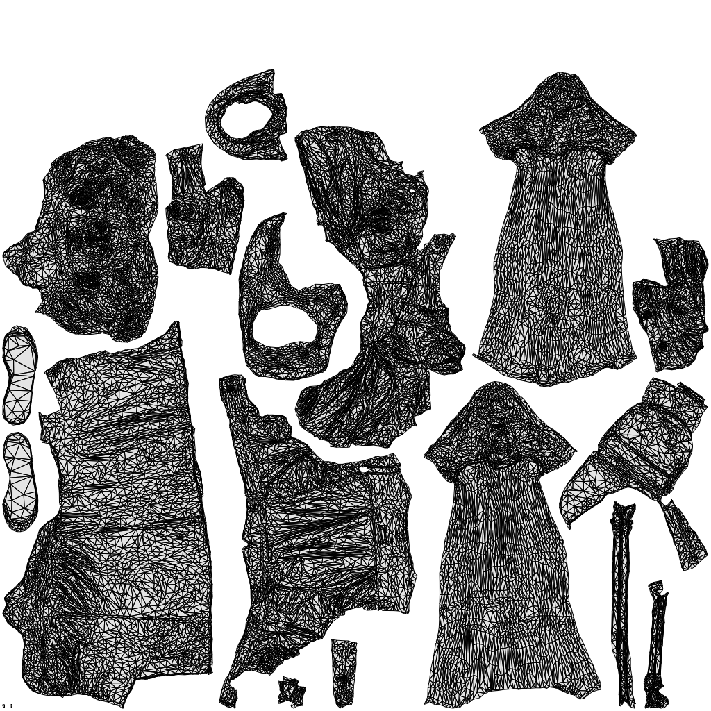 photogrammetry 3D woman casual standing, realistic human model archviz FBX, wireframe top-down view