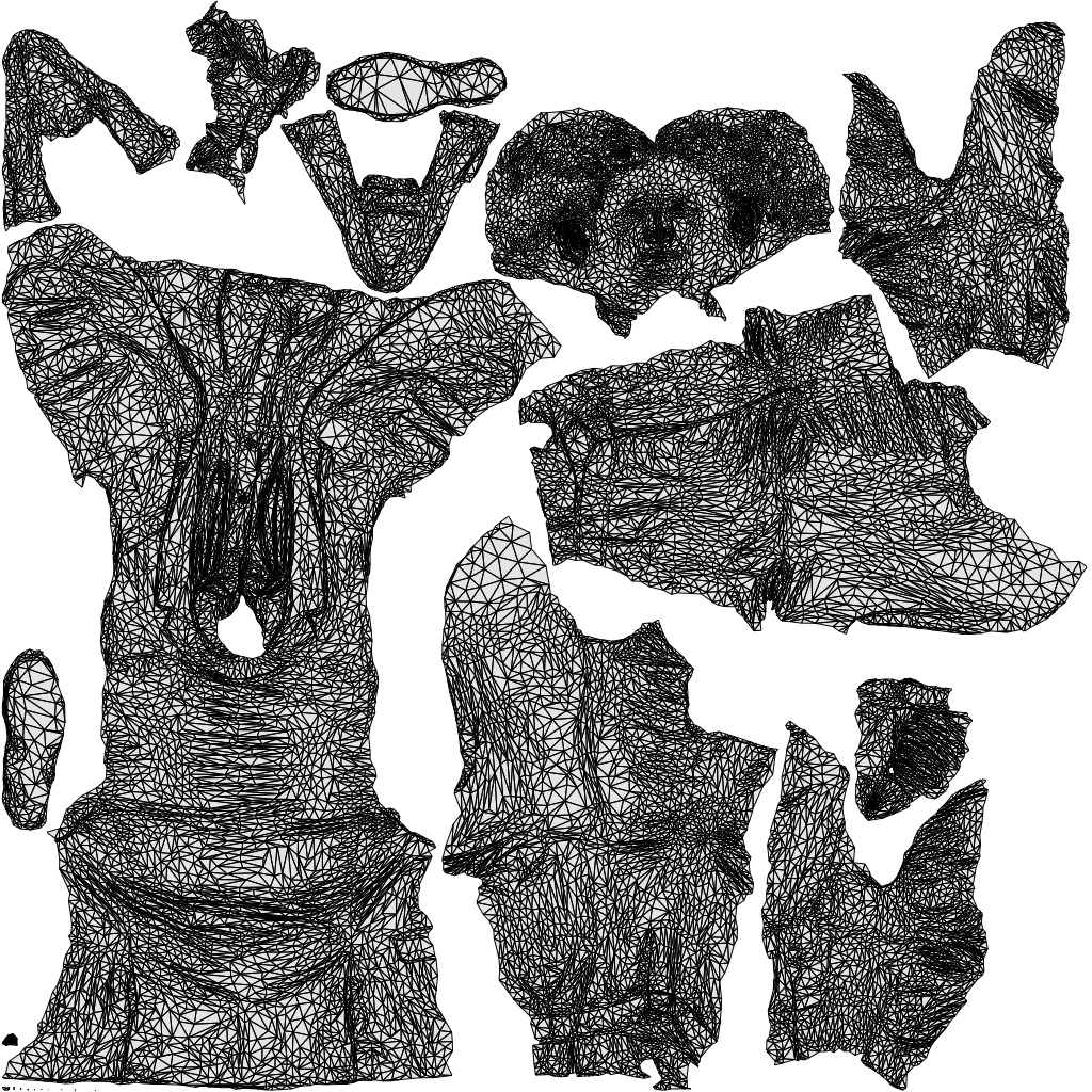 photogrammetry 3D man business, realistic human model archviz FBX, wireframe top-down view
