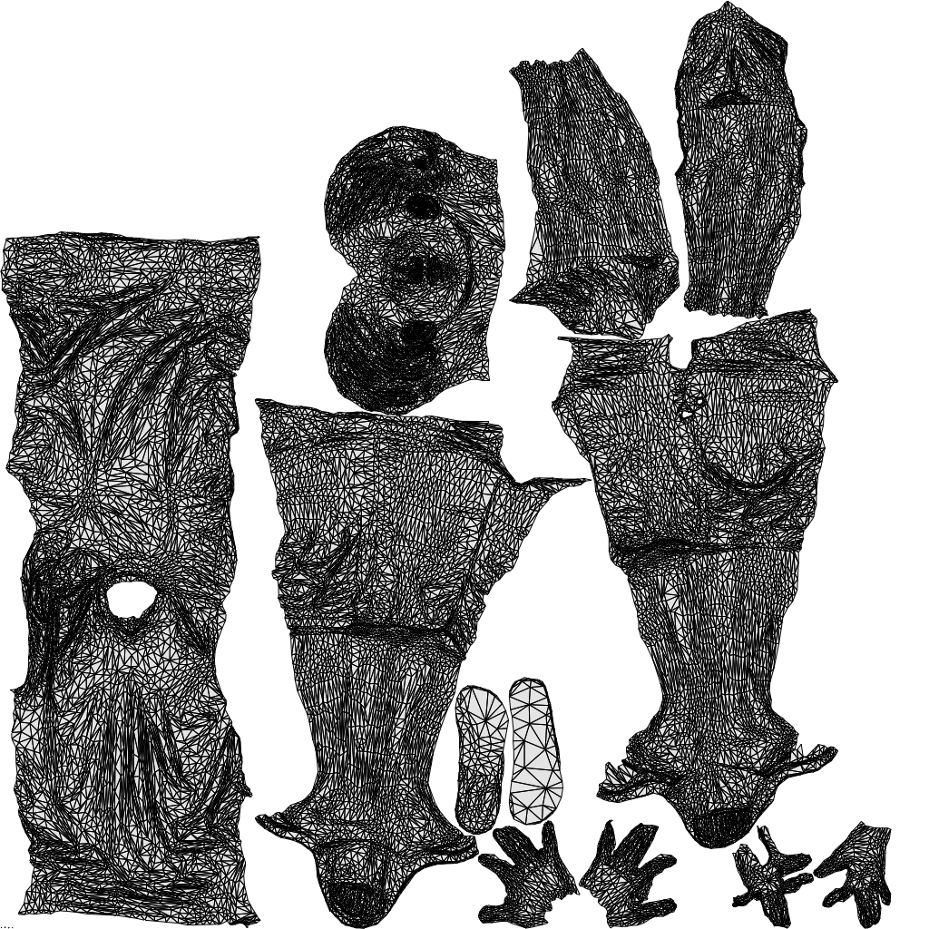 realistic 3D people boy casual kids, render-ready for V-Ray and Corona, FBX OBJ, wireframe top-down view