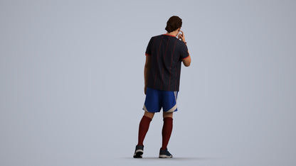 realistic 3D people man sport, render-ready for V-Ray and Corona, FBX OBJ, front view render
