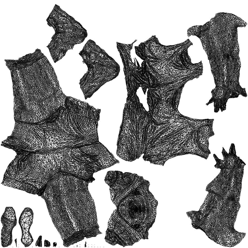 realistic 3D human woman sport, archviz people FBX OBJ for Blender, wireframe back view