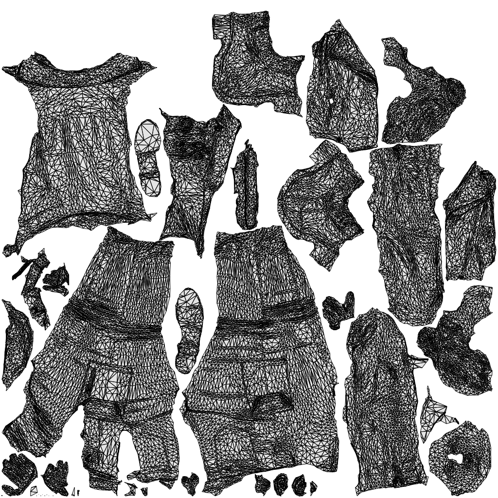 3D people model woman casual walking, scanned human for 3ds Max rendering, wireframe top-down view