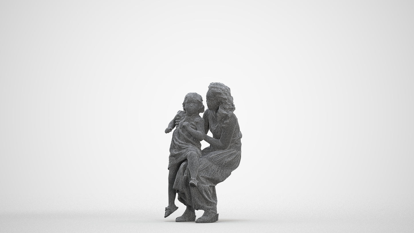 photogrammetry 3D boy casual kids, realistic human model archviz FBX, three-quarter front view render