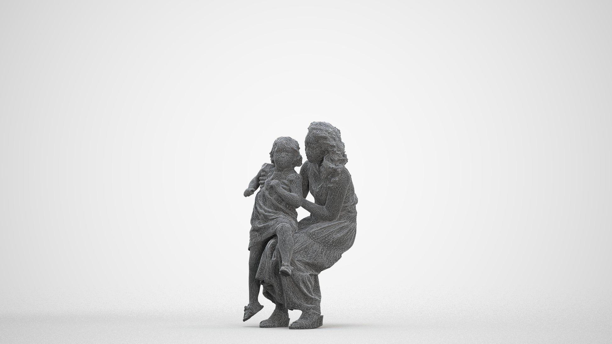 photogrammetry 3D boy casual kids, realistic human model archviz FBX, three-quarter front view render