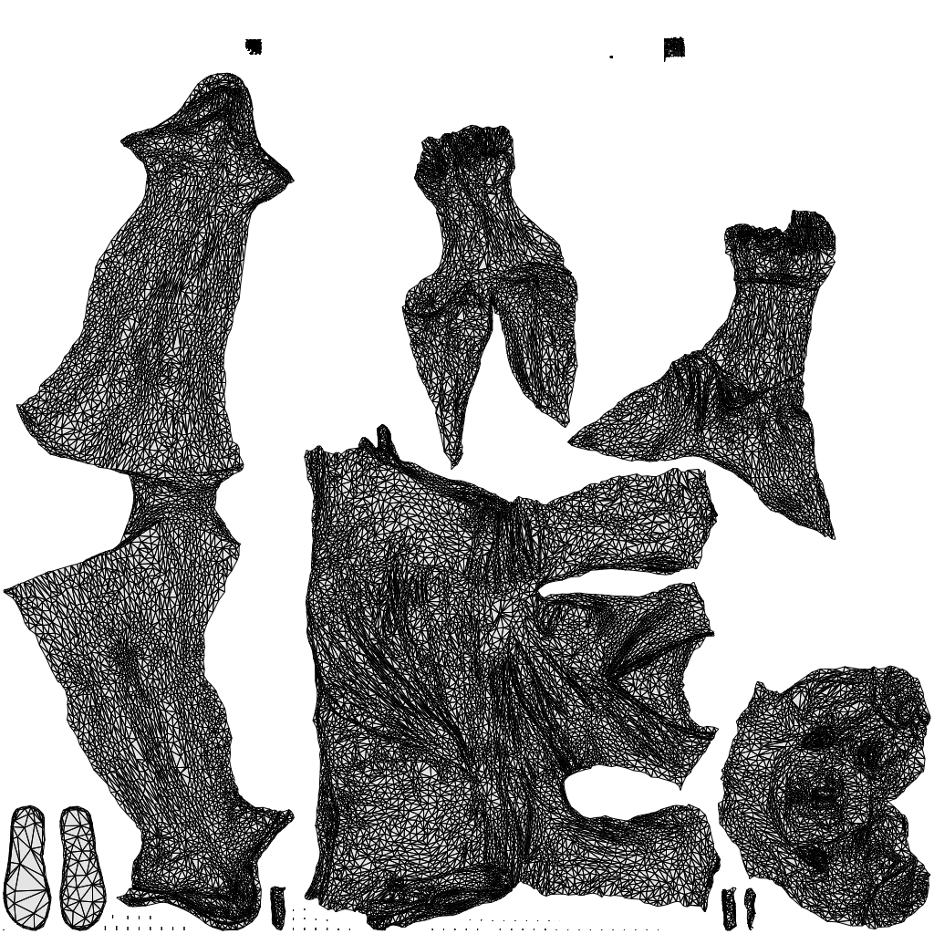 scanned 3D woman casual cycling, photogrammetry people for Enscape and V-Ray, wireframe top-down view