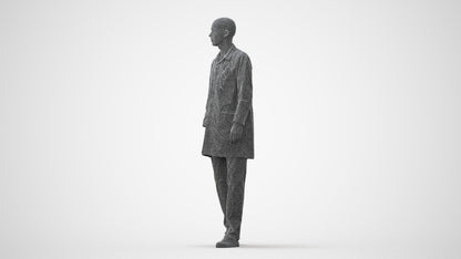 realistic 3D man medical, scanned archviz people for Blender and 3ds Max, square thumbnail