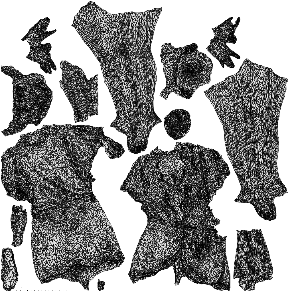 realistic 3D human woman bathroom, archviz people FBX OBJ for Blender, wireframe top-down view