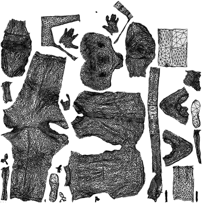 photogrammetry 3D man casual standing, realistic human model archviz FBX, wireframe top-down view