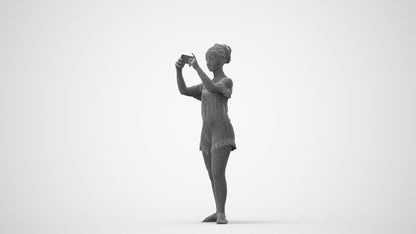 realistic 3D people girl casual kids, render-ready for V-Ray and Corona, FBX OBJ, square thumbnail