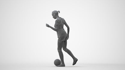 realistic 3D woman sport, scanned archviz people for Blender and 3ds Max, square thumbnail