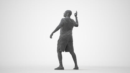 photogrammetry 3D man sport, realistic human model archviz FBX, square thumbnail