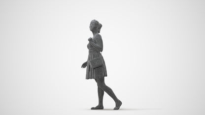 realistic 3D woman formal formalaffairs, scanned archviz people for Blender and 3ds Max, square thumbnail