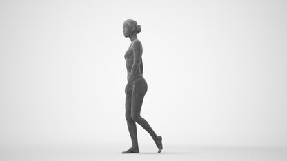 3D scanned woman mix, photorealistic archviz people for Enscape and SketchUp, square thumbnail