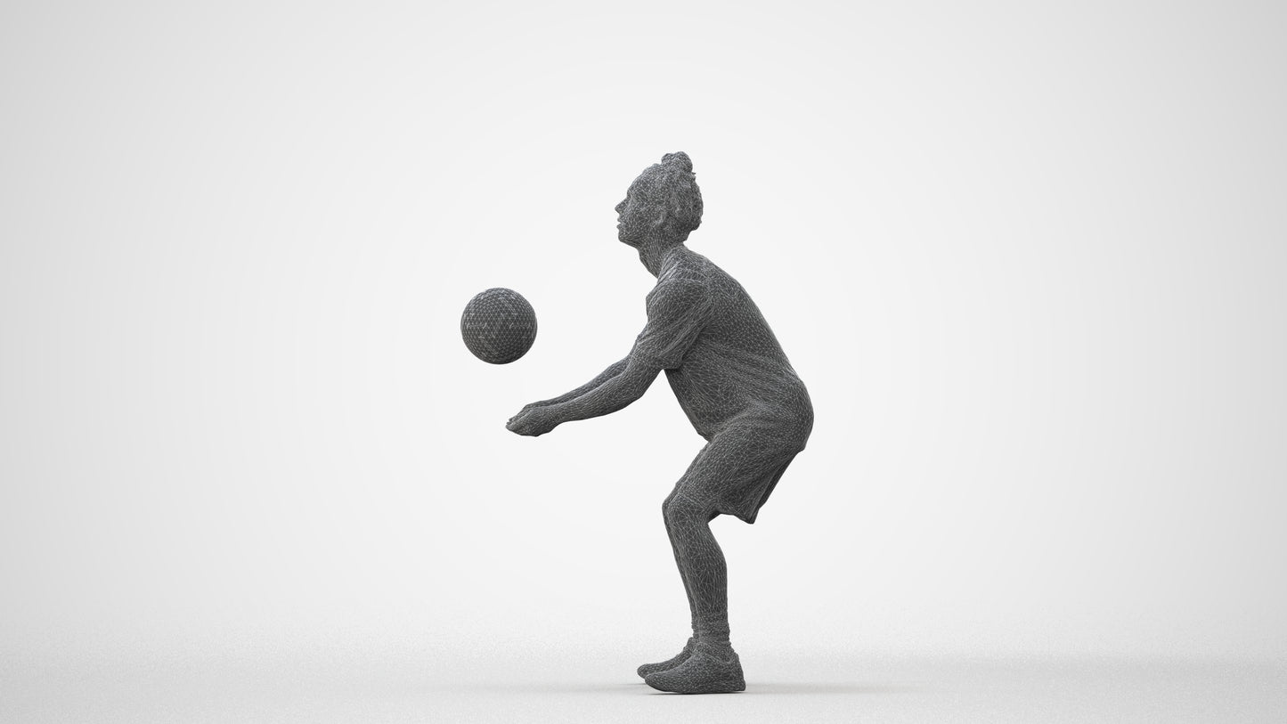 3D scanned man sport, photorealistic archviz people for Enscape and SketchUp, square thumbnail