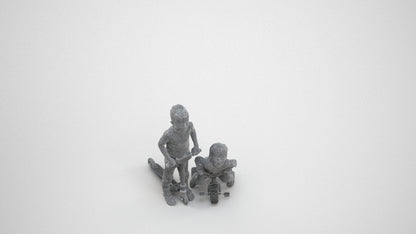 realistic 3D people boy casual kids, render-ready for V-Ray and Corona, FBX OBJ, wireframe three-quarter view