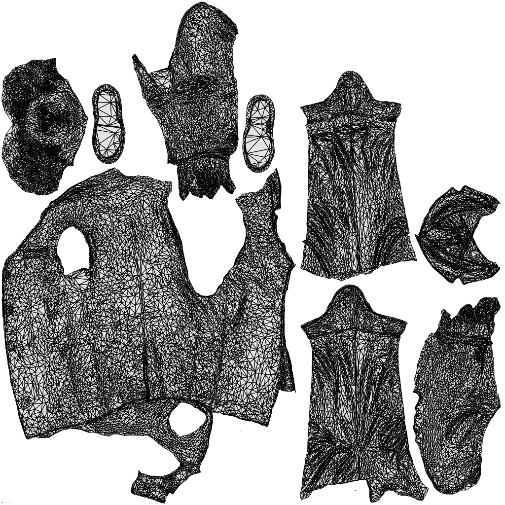 realistic 3D people man business, render-ready for V-Ray and Corona, FBX OBJ, wireframe top-down view