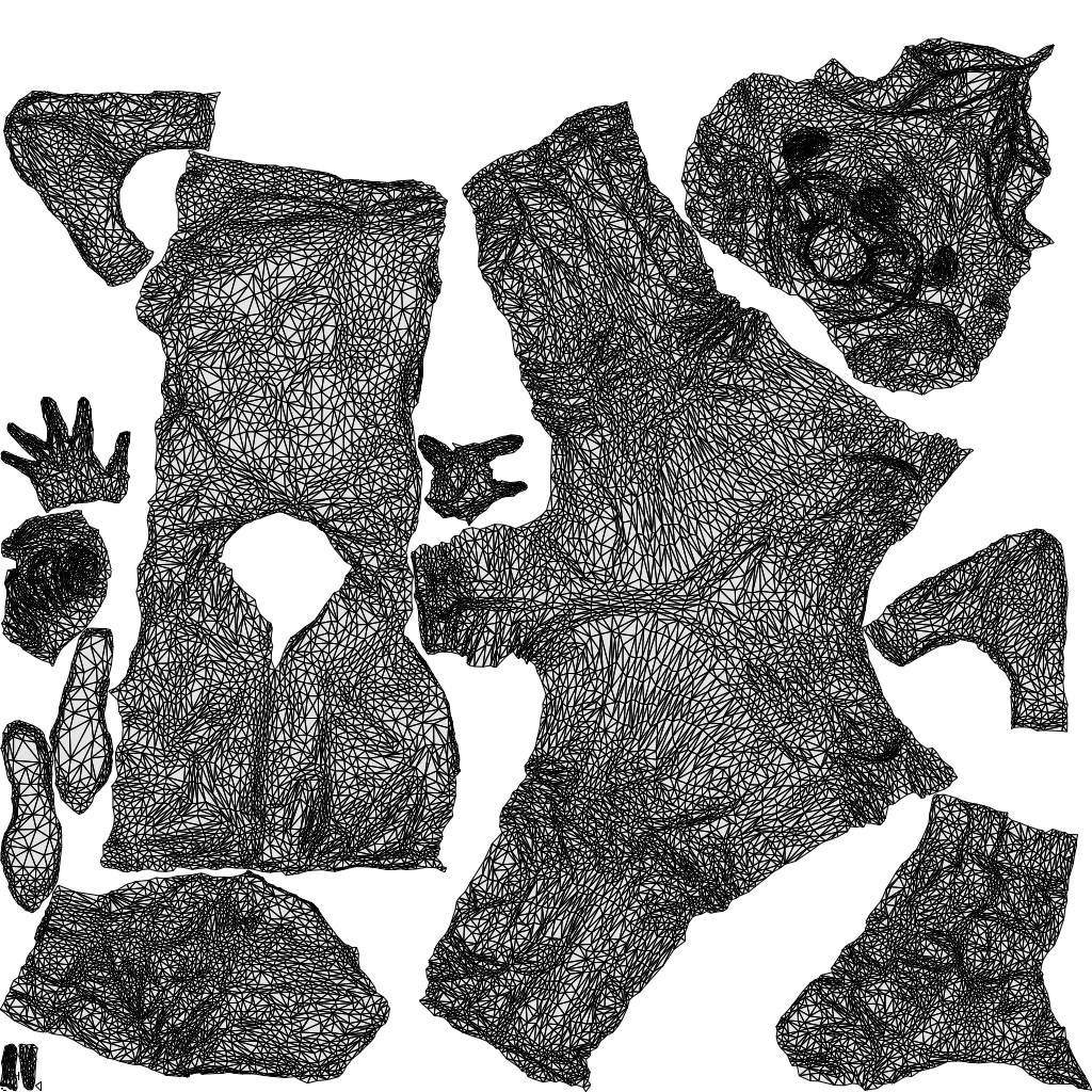 photogrammetry 3D man business standing, realistic human model archviz FBX, wireframe top-down view