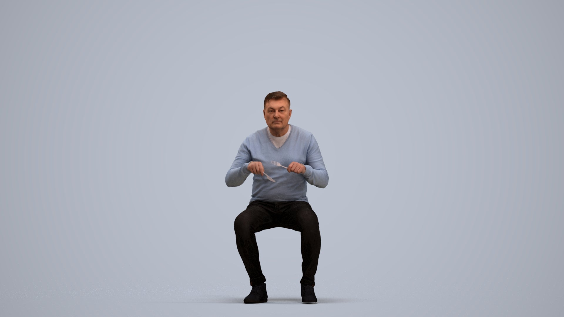 photogrammetry 3D man casual business, realistic human model archviz FBX, standing pose render