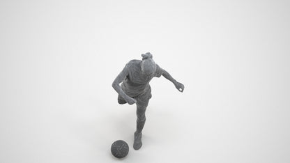 realistic 3D people woman sport, render-ready for V-Ray and Corona, FBX OBJ, wireframe three-quarter view