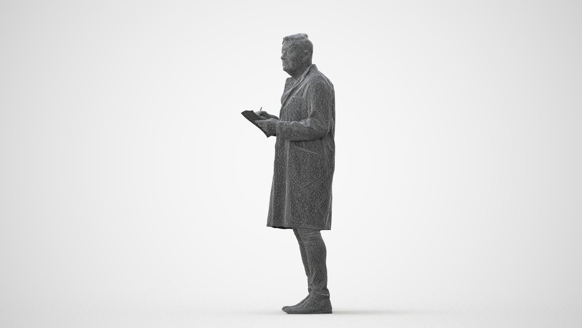 realistic 3D people man medical, render-ready for V-Ray and Corona, FBX OBJ, square thumbnail