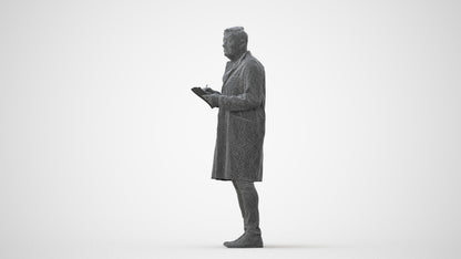 realistic 3D people man medical, render-ready for V-Ray and Corona, FBX OBJ, square thumbnail