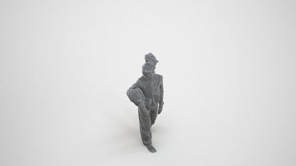 realistic 3D people girl kids, render-ready for V-Ray and Corona, FBX OBJ, wireframe three-quarter view