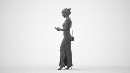 realistic 3D woman formal formalaffairs, scanned archviz people for Blender and 3ds Max, square thumbnail