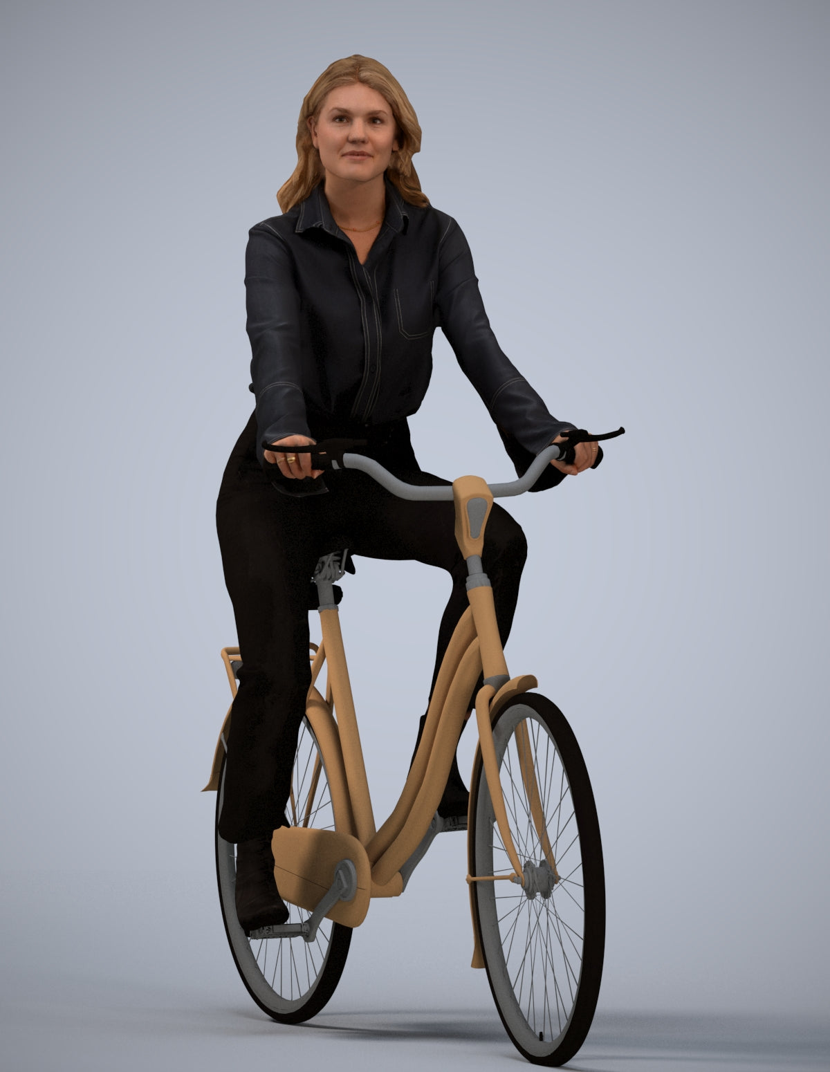 photogrammetry 3D woman business mix, realistic human model archviz FBX