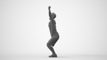 realistic 3D people man sport, render-ready for V-Ray and Corona, FBX OBJ, square thumbnail