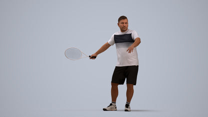 photogrammetry 3D man sport, realistic human model archviz FBX, standing pose render