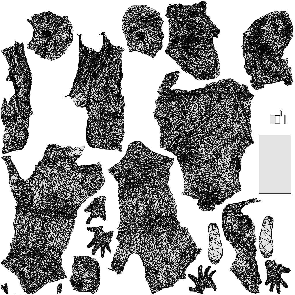 3D human model man casual standing, photogrammetry scanned person for archviz, wireframe top-down view