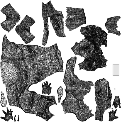 photogrammetry 3D woman casual sitting, realistic human model archviz FBX, wireframe top-down view