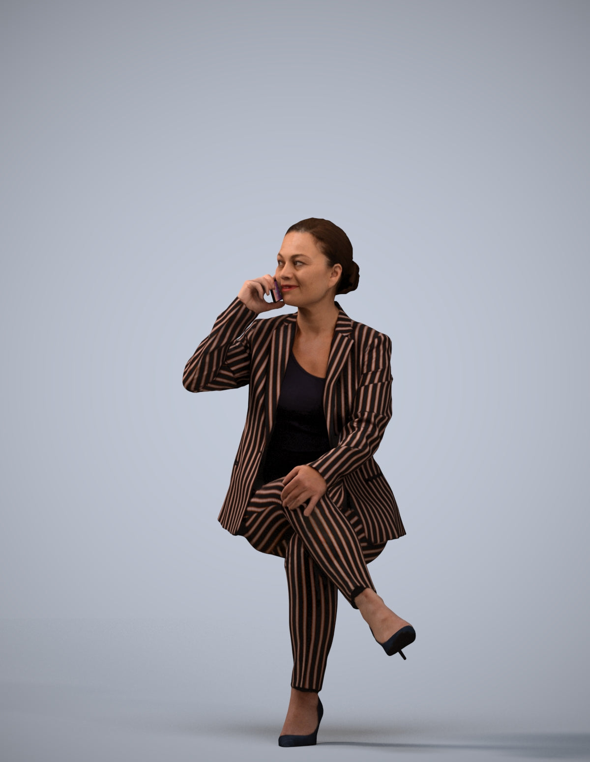 photogrammetry 3D woman business, realistic human model archviz FBX