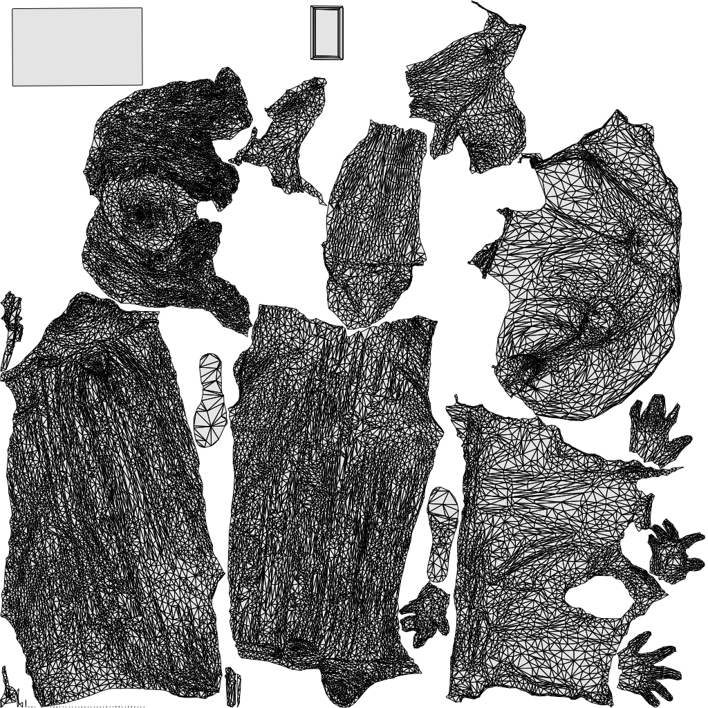 realistic 3D people woman casual walking, render-ready for V-Ray and Corona, FBX OBJ, wireframe top-down view